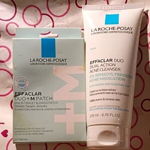 Effaclar DUO DUAL ACTION ACNE CLEANSER & DUO+M PATCH (22 patches)